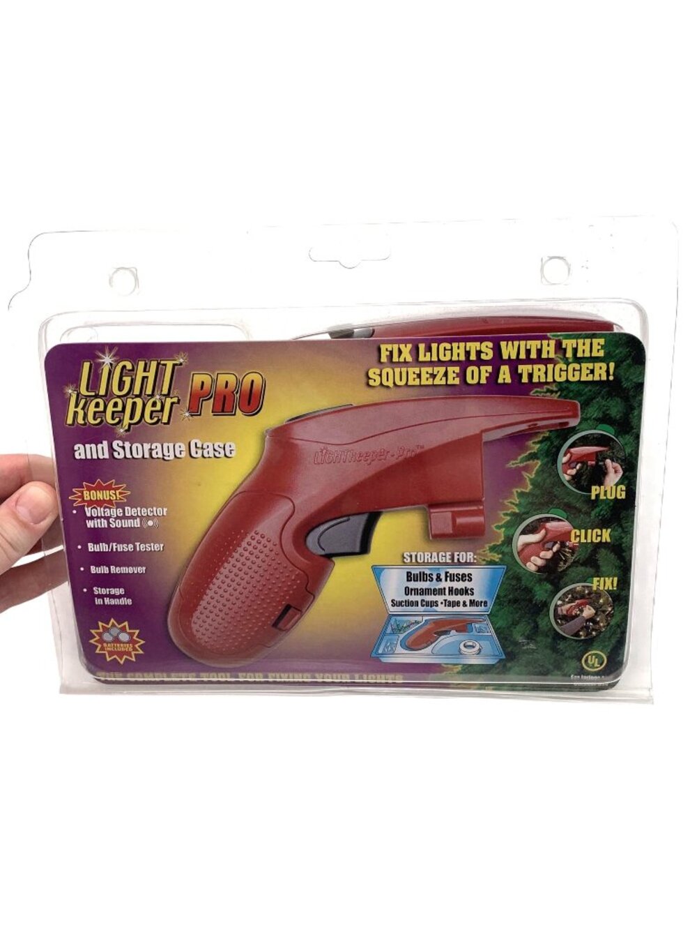 Light Keeper Pro Christmas Light Repair Tool With Storage Case Unused